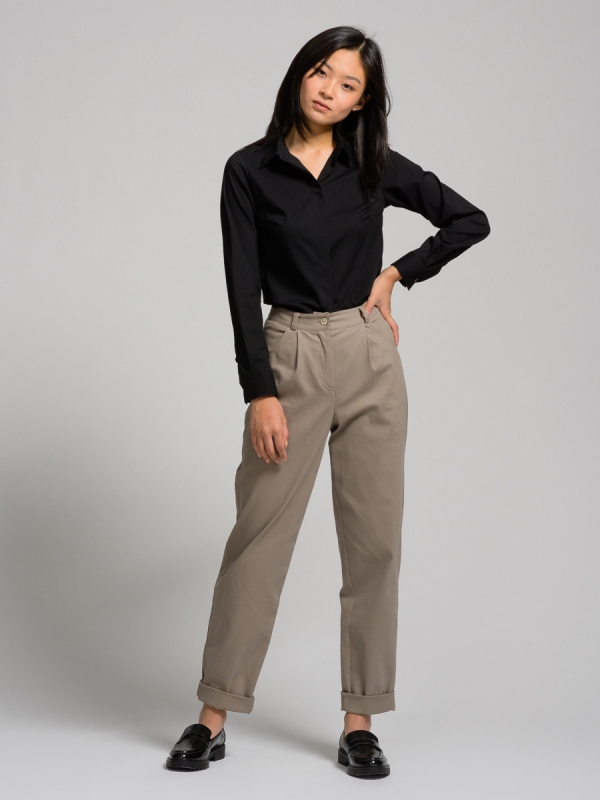 Брюки кежуал из денима OD-475-1