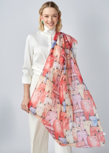 Палантин женский KSH16-128-5