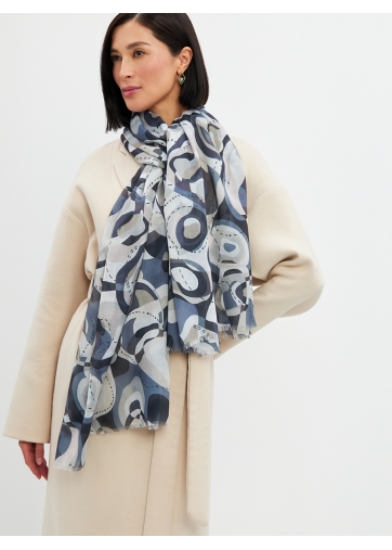 Палантин женский KSH25-K1259