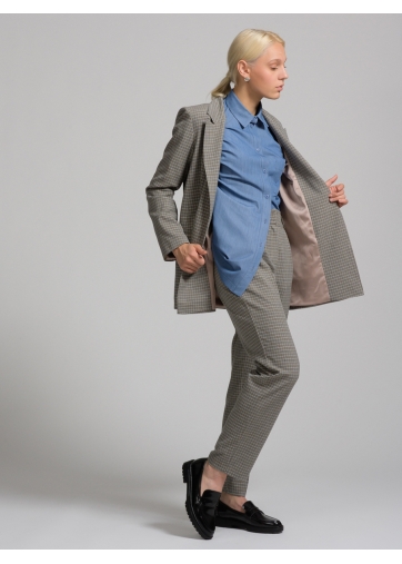 Пиджак прямого кроя