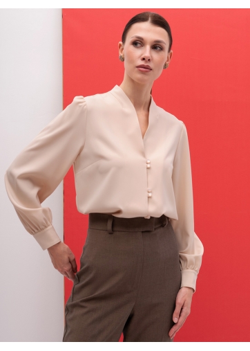 Блузка OD-735-9 бежевый