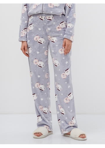 Брюки из плюша