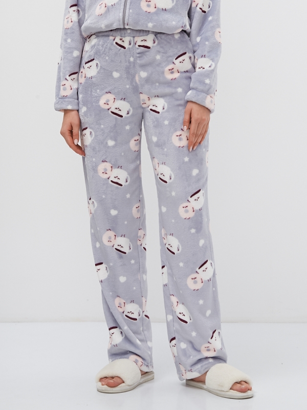 Брюки из плюша