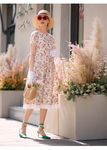 Платье без воротничка