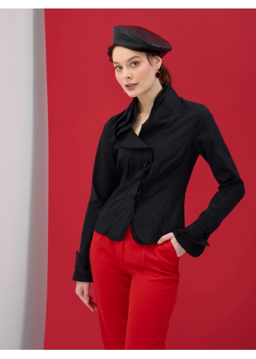 Блузка с воланами