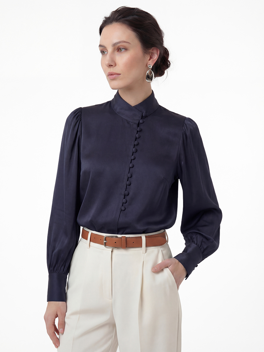 Блуза-косоворотка много пуговиц OD-550-11