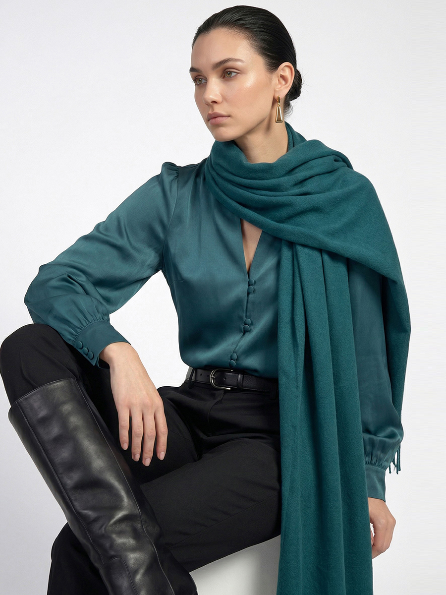 Блузка OD-735-18 бутылочный