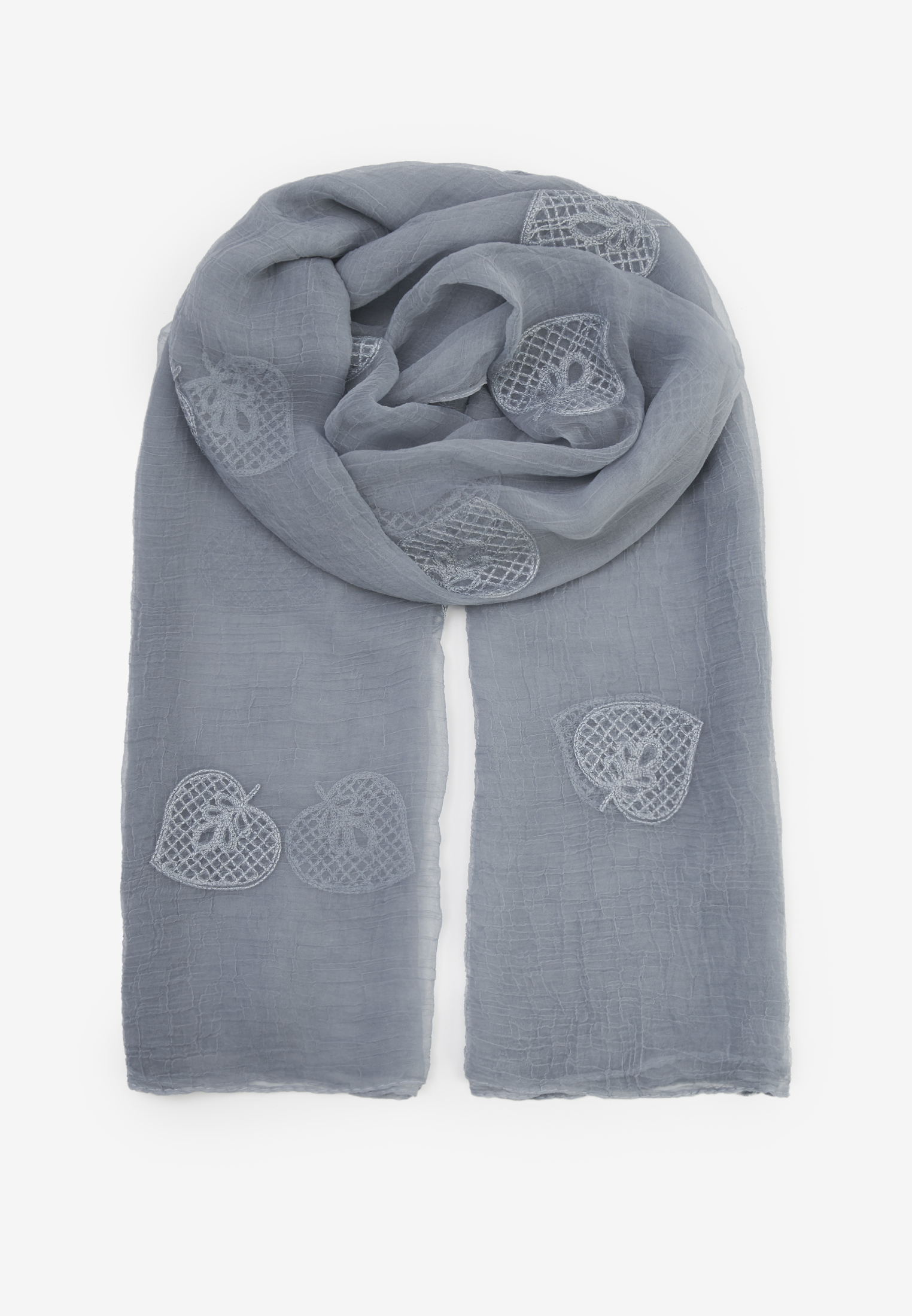 Палантин женский с вышивкой Арт-Деко BB-1351-1