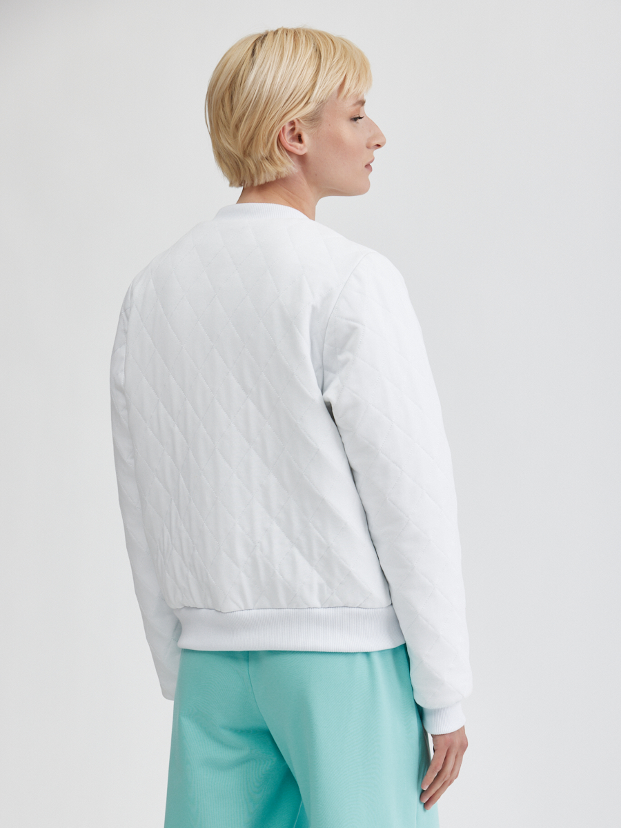 Бомбер стеганый на резинке