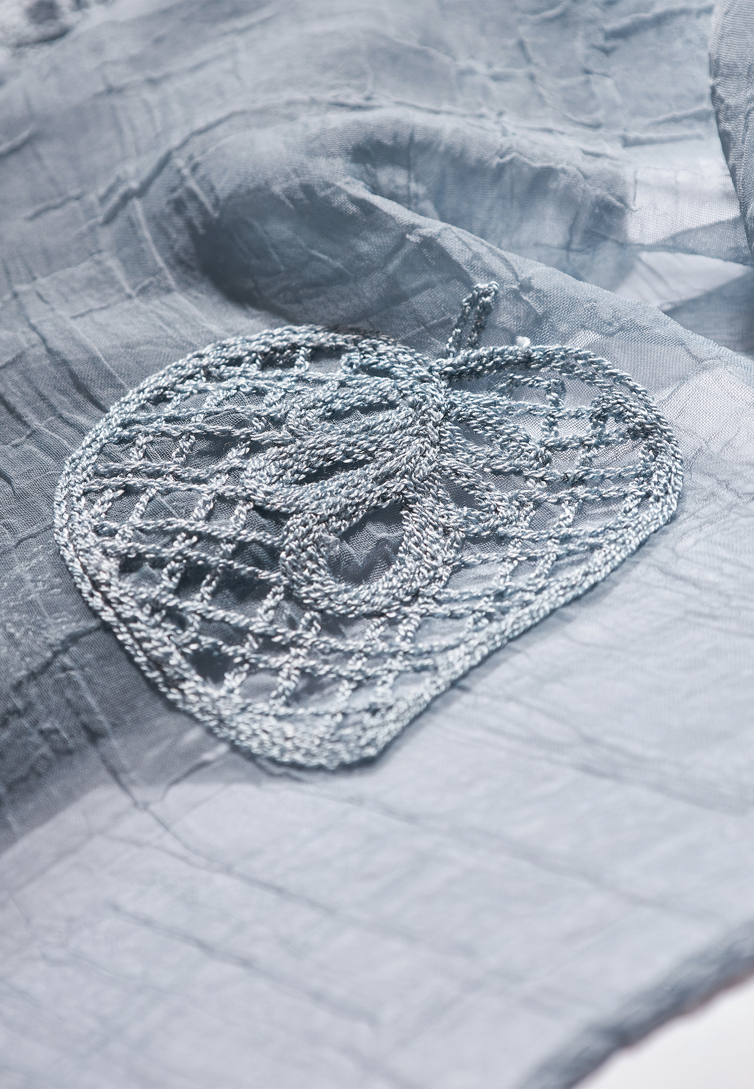 Палантин женский с вышивкой Арт-Деко BB-1351-1