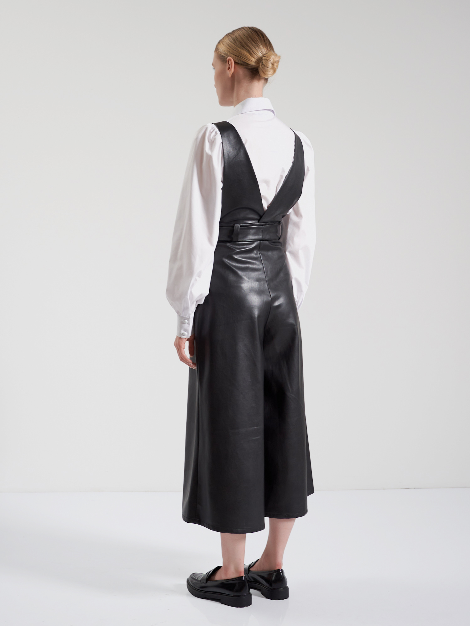 Комбинезон из эко-кожи OD-745-1 черный