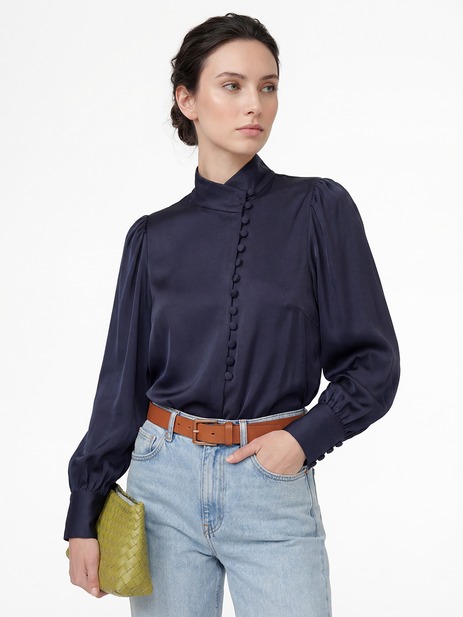 Блуза-косоворотка много пуговиц OD-550-11