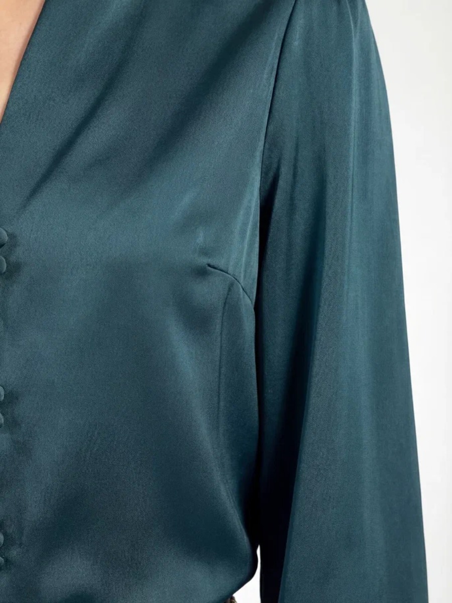 Блузка OD-735-18 бутылочный