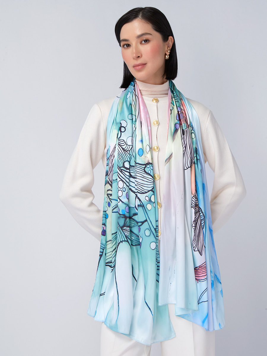 Палантин женский KSH16-1453-4