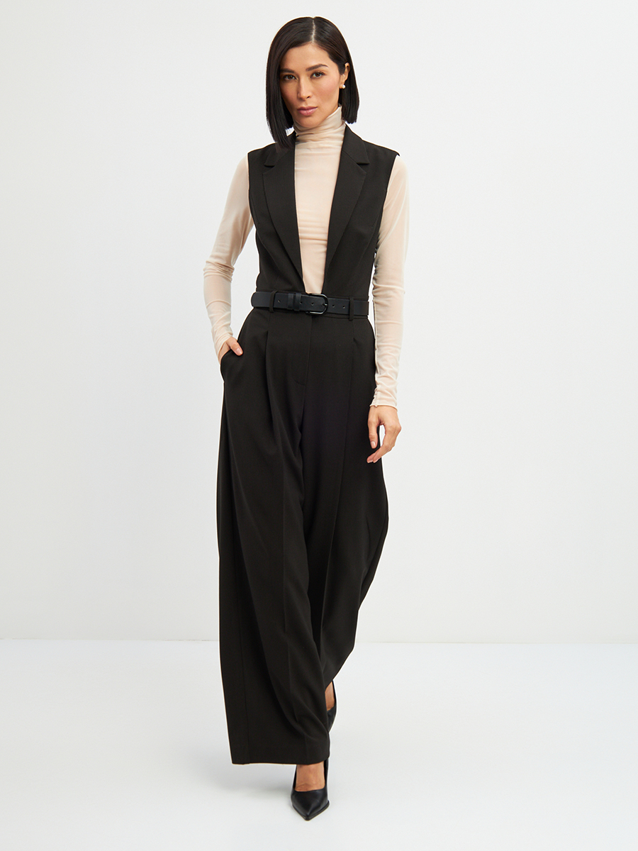 Комбинезон OD-915-1 клетка черно-коричневая