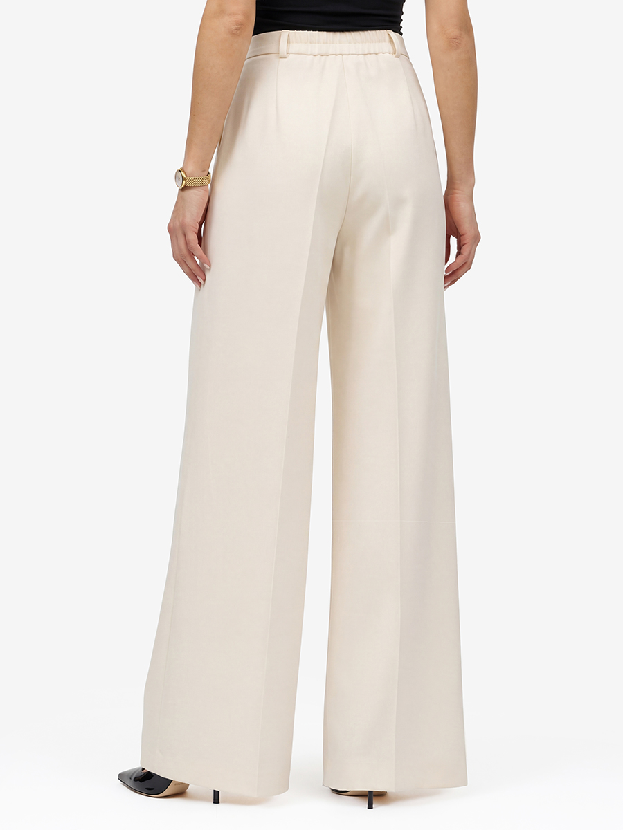 Брюки из костюмной ткани OD-1036-1 молочный