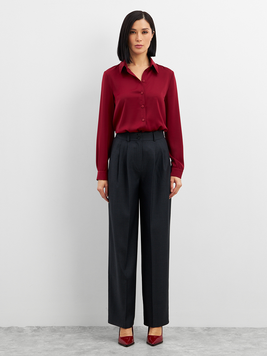 Брюки с 3-мя складками OD-1005-1 серый