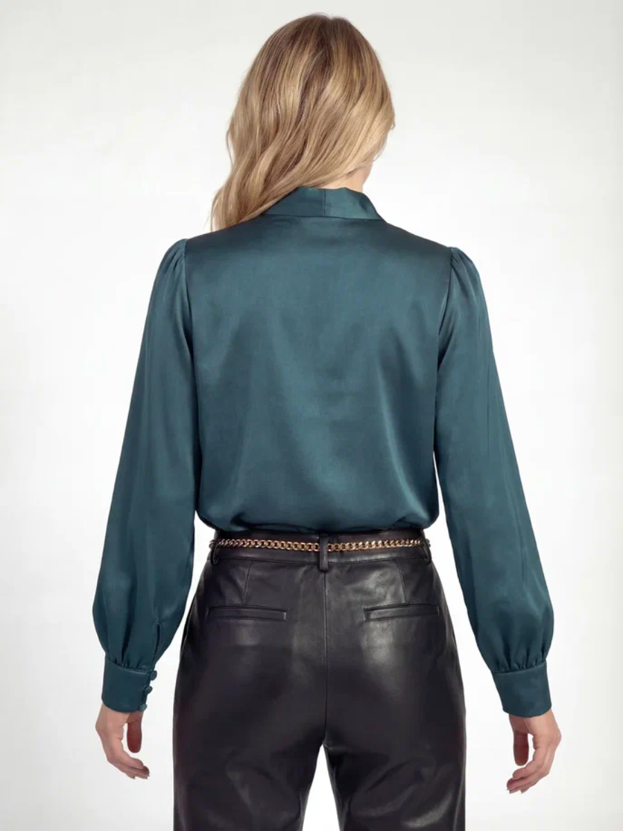 Блузка OD-735-18 бутылочный