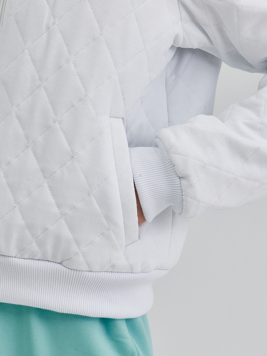 Бомбер стеганый на резинке