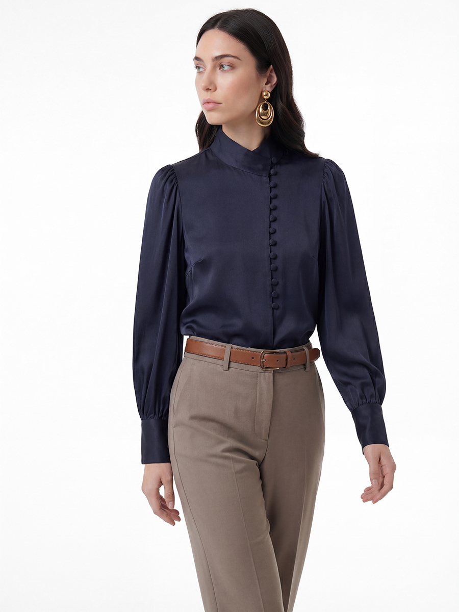 Блуза-косоворотка много пуговиц OD-550-11