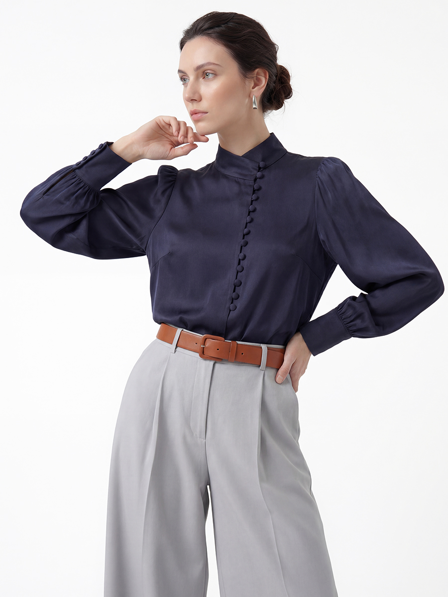 Блуза-косоворотка много пуговиц OD-550-11