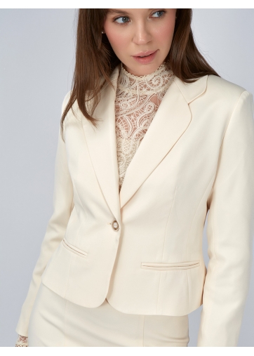 Жакет укороченный  OD-823-1 бежевый