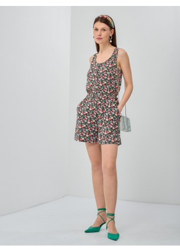 Комбинезон на резинке короткий