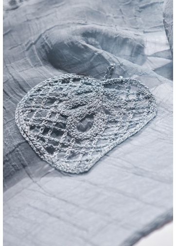 Палантин женский с вышивкой Арт-Деко BB-1351-1