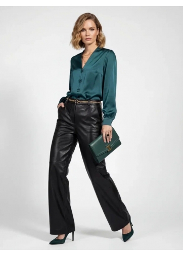 Блузка OD-735-18 бутылочный