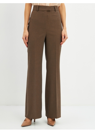 Брюки-клеш  OD-822-3 коричневый