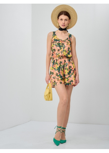 Комбинезон на резинке короткий