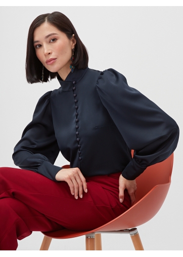 Блуза-косоворотка много пуговиц OD-550-11