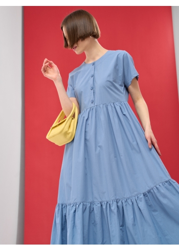 Платье с воланом