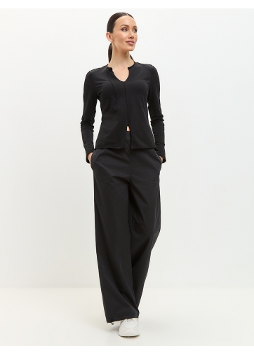 Брюки из хлопка OD-870-2 черный