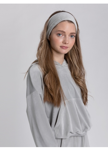 Повязка на голову из велюра