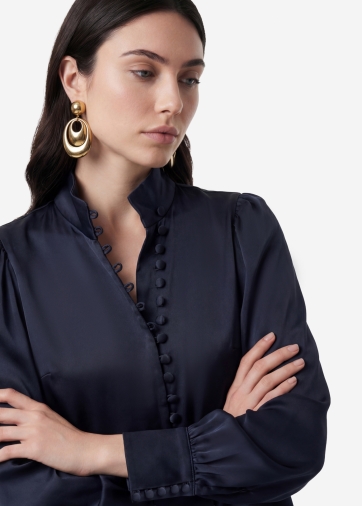 Блуза-косоворотка много пуговиц OD-550-11