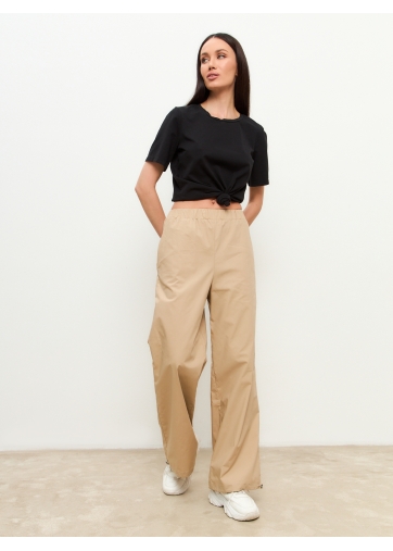 Брюки из хлопка OD-870-1 бежевый