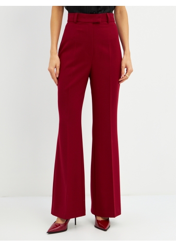 Брюки-клеш OD-822-2 бордо