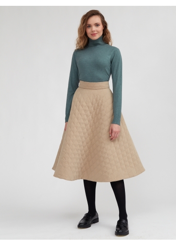 Юбка стеганая